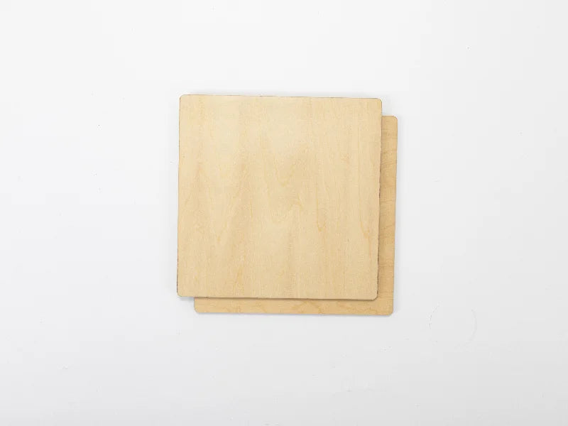 Sublimation Blanks Plywood Sample 2PK (20*20*0.5cm, 7.87inch*7.87inch*0.2inch)