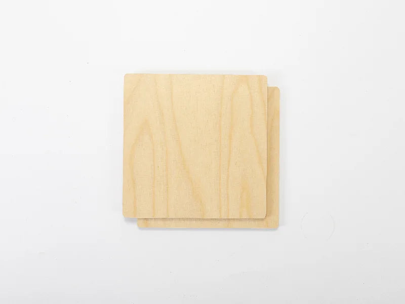 Sublimation Blanks Plywood Sample 2PK (20*20*0.9cm, 7.87inch*7.87inch*0.35inch)