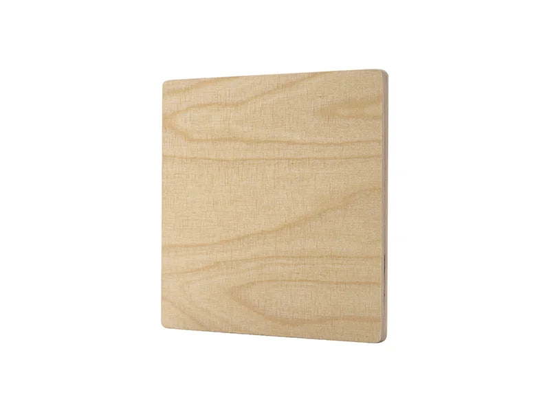 Sublimation Blanks Plywood Sample 2PK (20*20*0.9cm, 7.87inch*7.87inch*0.35inch)