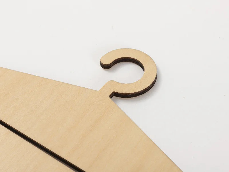 Sublimation Blanks 5 Pieces Laundry Room Plywood Hanging Wall Signs (Hanger & Rectangle)