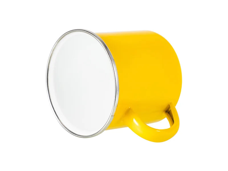 Sublimation 12oz Enamel Mug (Yellow)