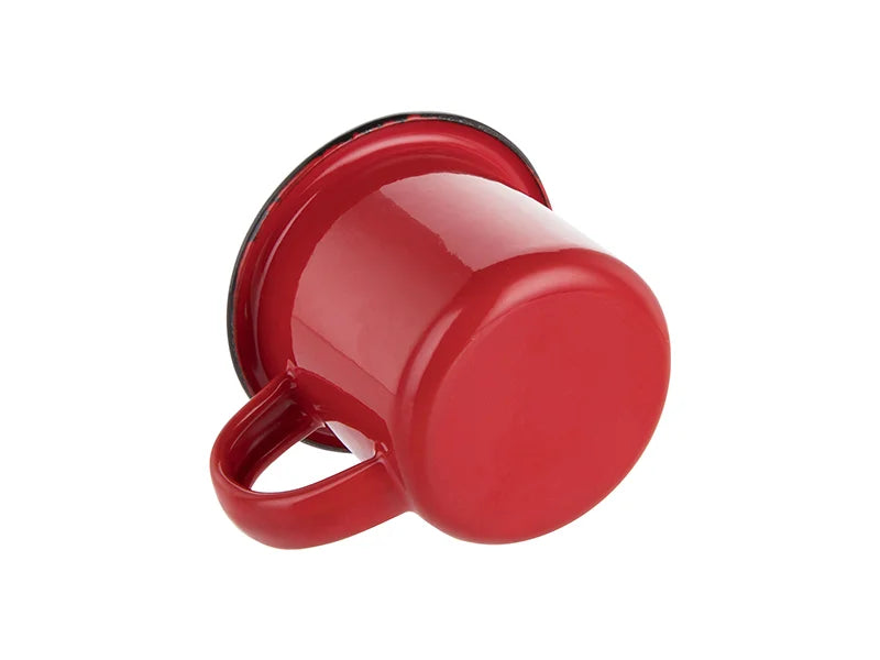 Sublimation 3oz/100ml Enamel Mug (Red, Black Edge)