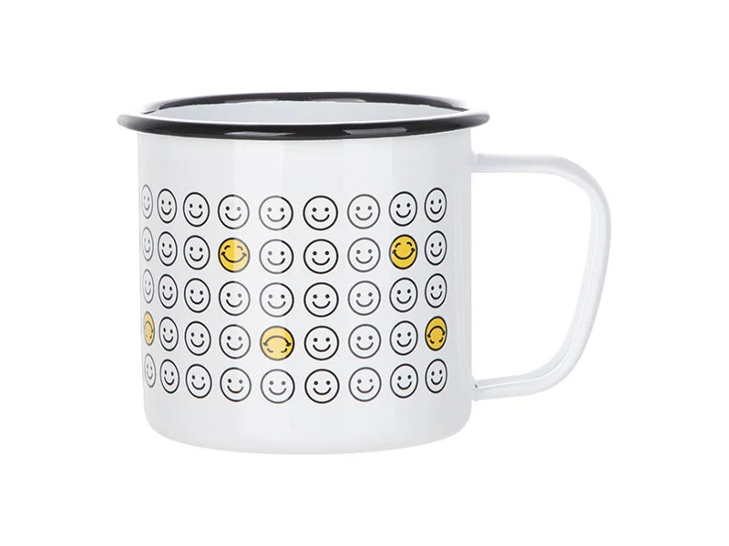 Sublimation 23OZ/700ml Enamel Mug(Black)MOQ: 3000pcs