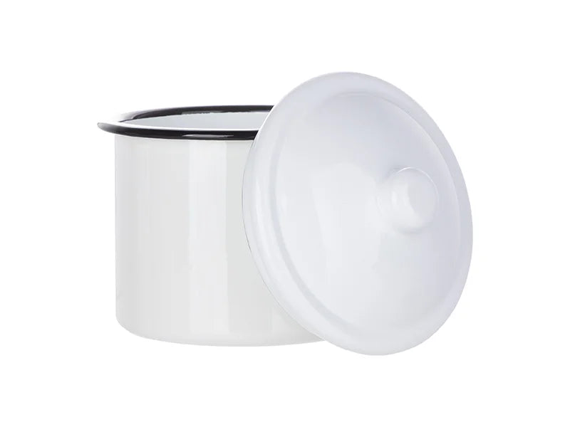 Sublimation 33OZ/1000ml Enamel Mug(Black)MOQ: 3000pcs