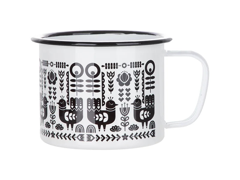 Sublimation 33OZ/1000ml Enamel Mug(Black)MOQ: 3000pcs