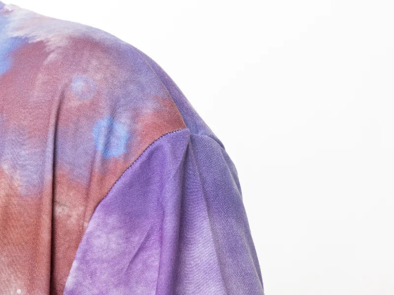 Lavender Bleached Mist Cotton Feeling T-shirt for Sublimation Printing