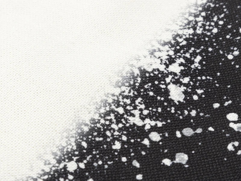 Sublimation Blanks Bleached Starry Linen Drawstring Bag