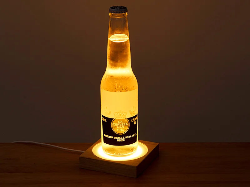 Sublimation Blank LED Light Base with Glass Sheet (Square)