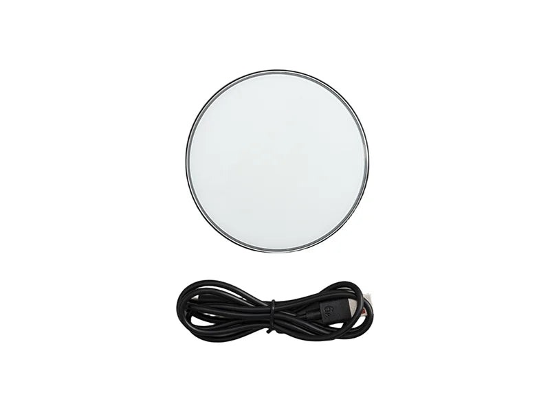Sublimation Black Round Wireless Charger