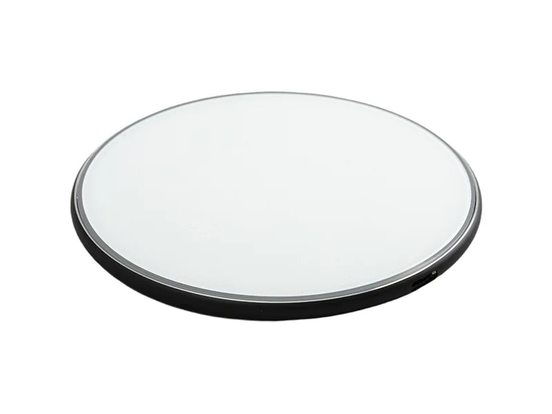 Sublimation Black Round Wireless Charger