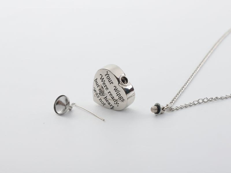 Sublimation Blanks Heart Shape Keepsakes Necklace