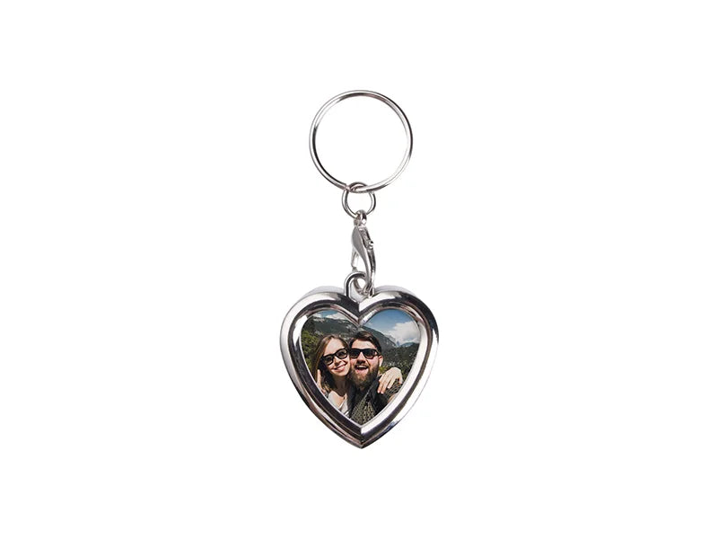 Sublimation Heart Frame Keyring