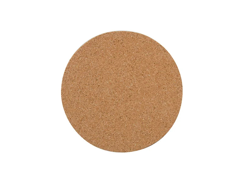 Sublimation Cardboard Coaster with Cork(Round, 9.5cm)