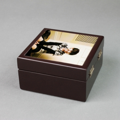 Jewelry Box with Ceramic Tile