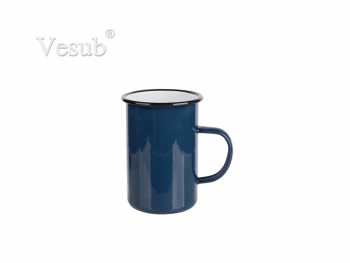 15oz/450ml Enamel Mug (Blue) MOQ:2000pcs