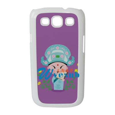 Dye Sublimation Phone Case For Galaxy S3-White