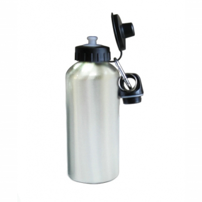 400ml Aluminium Water Bottle With Two Tops