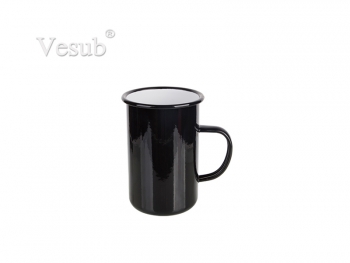 15oz/450ml Enamel Mug (Black) MOQ:2000pcs