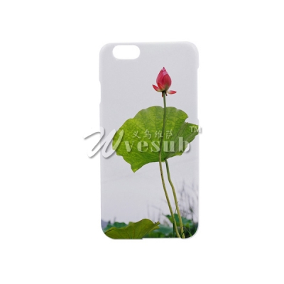 High Quality Customized 3D White Glossy Coated iPhone 6 Case