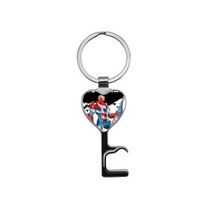 Sublimation Metal Opener Multi-functional Key Chain(Heart)