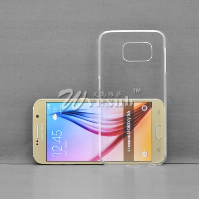 3D Sublimation Blank Phone Case for Samsung Galaxy S6  Cover(Coated, Clear Glossy)