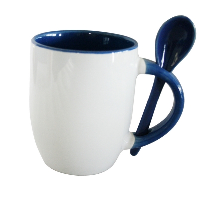 11oz Spoon Mug-Blue