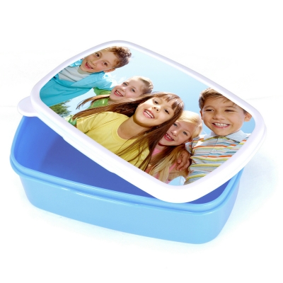 Sublimation Plastic Lunch Box-Light Blue
