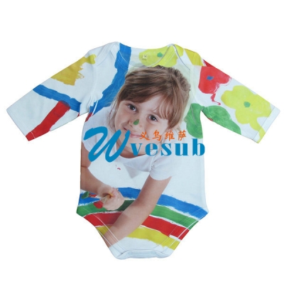 Sublimation 6-9 Month Baby&#039;s Onesies Long Sleeve