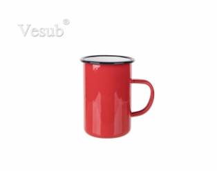 15oz/450ml Enamel Mug (Red) MOQ:2000pcs