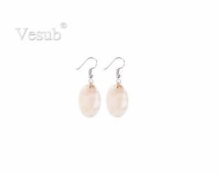 Oval Shell Earring (17.5*25mm)