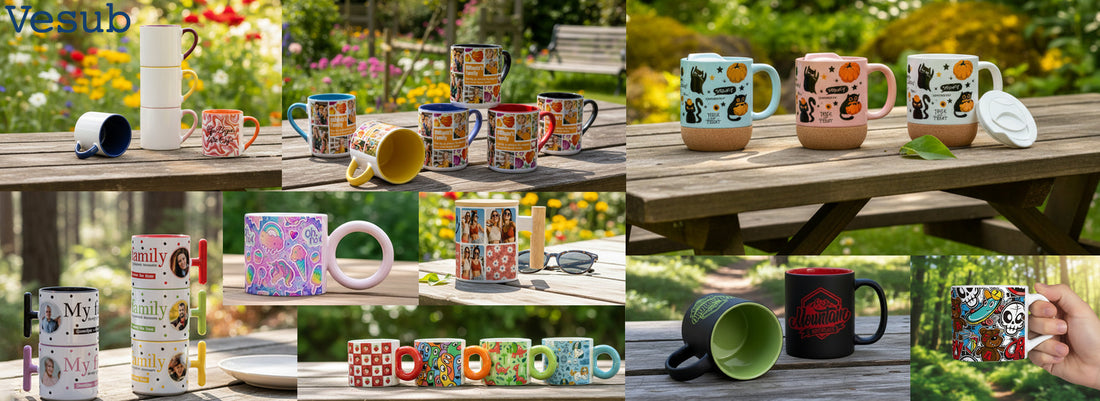 Explore the Art of Personalization: A Colorful Collection of Sublimation Mugs
