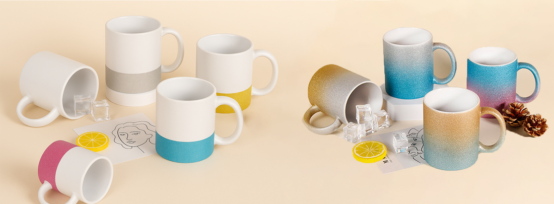 Explore the Sparkle of Sublimation Glitter Mugs