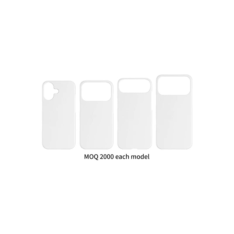 Sublimation 3D Phone Covers for iPhone 17 Series