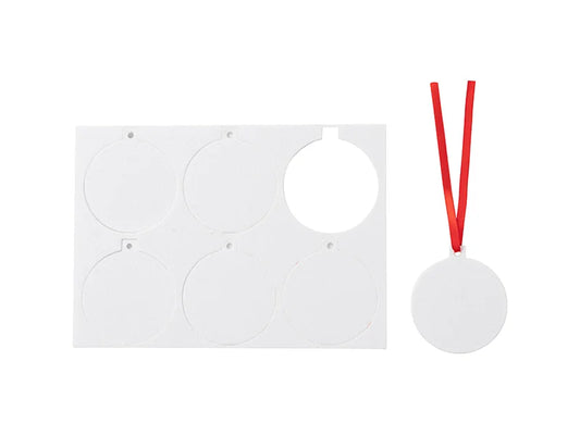 Sublimation Blanks Air Freshener (Christmas Ball, 6pcs/sheet)
