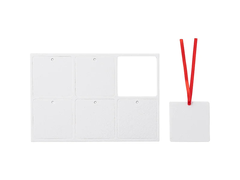 Sublimation Blanks Air Freshener (Square, 6pcs/sheet)