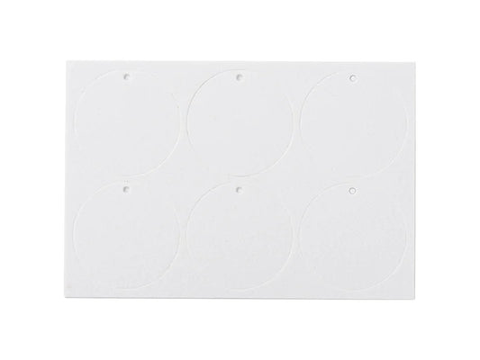 Sublimation Blanks Air Freshener (Round, 6pcs/sheet)