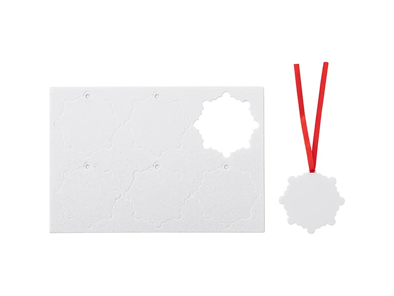 Sublimation Blanks Air Freshener (Snowflake, 6pcs/sheet)