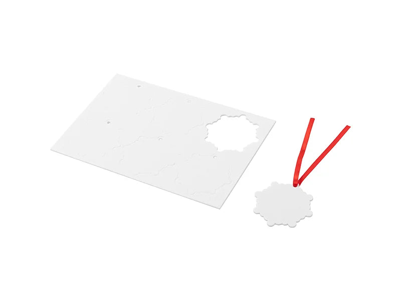 Sublimation Blanks Air Freshener (Snowflake, 6pcs/sheet)