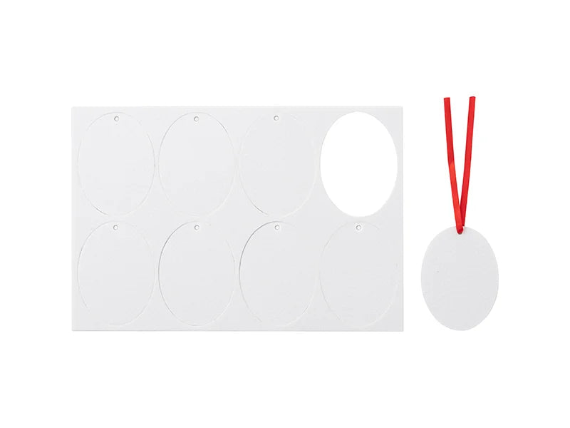 Sublimation Blanks Air Freshener (Oval, 8pcs/sheet)