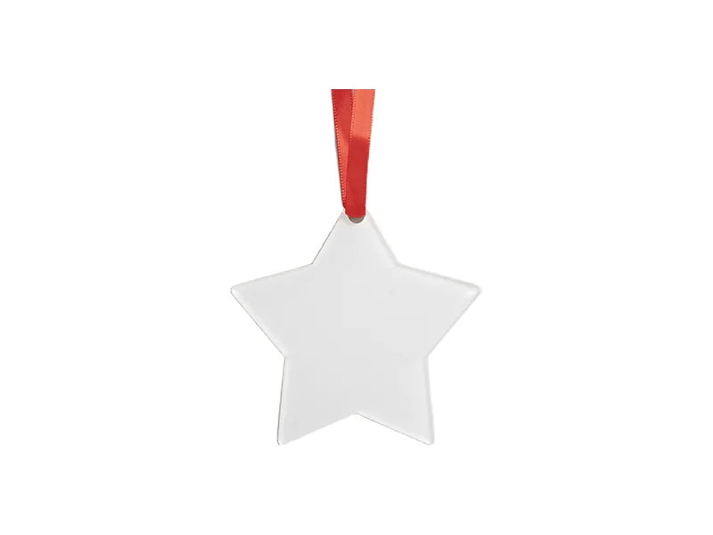 Sublimation Acrylic Ornament(Star, 7.6*7.6*0.2cm)