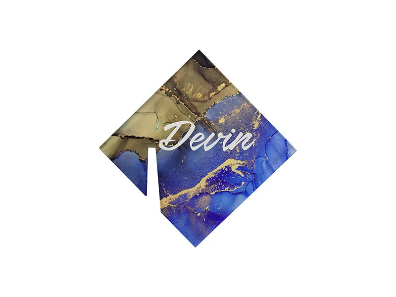 Sublimation Blanks Acrylic Drink Tags (3.5*3.5*0.4cm,Rhombic Shape)