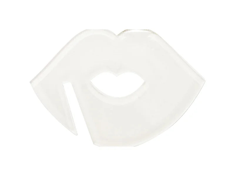 Sublimation Blanks Acrylic Drink Tags (5*3.5*0.4cm,Lip Shape)