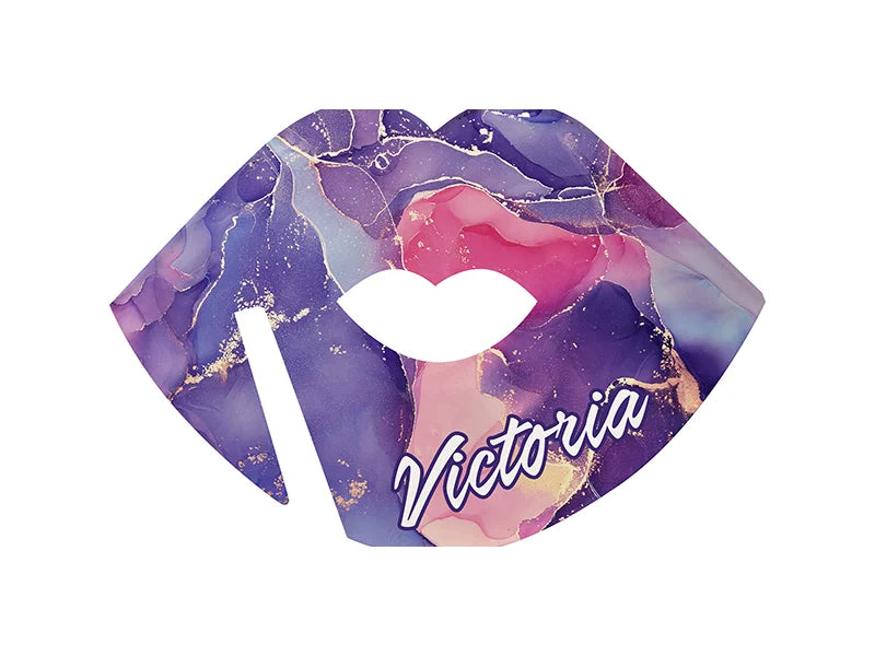 Sublimation Blanks Acrylic Drink Tags (5*3.5*0.4cm,Lip Shape)