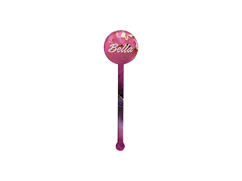 Sublimation Blank Acrylic Drink Stirrer (Short)