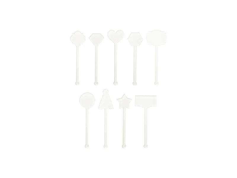 Sublimation Blank Acrylic Drink Stirrer (Short)
