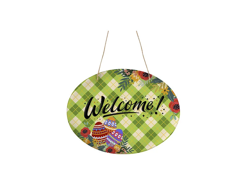 Sublimation Blank Acrylic Door Hanger (Oval)