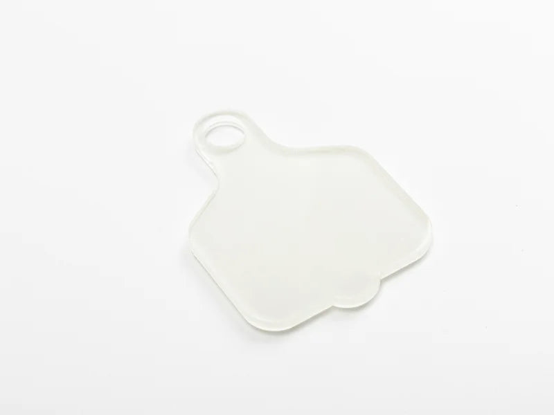 Sublimation Blanks Acrylic Name Tag for 40oz Stanley Tumbler (5.9*8.2*0.4cm,Paddle Shape)