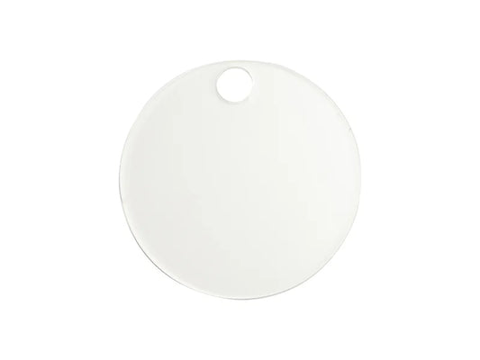 Sublimation Blanks Acrylic Name Tag for 40oz Stanley Tumbler (φ8*0.4cm,RND Shape)
