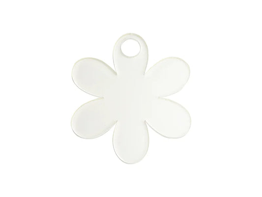 Sublimation Blanks Acrylic Name Tag for 40oz Stanley Tumbler (7.3*8.2*0.4cm,Sunflower Shape)