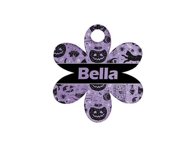 Sublimation Blanks Acrylic Glitter Name Tag for 40oz Stanley Tumbler (7.3*8.2*0.4cm,Sunflower Shape)